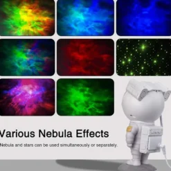 Galaxy Lampa - Nebula Stjärnprojektor med Fjärrkontroll