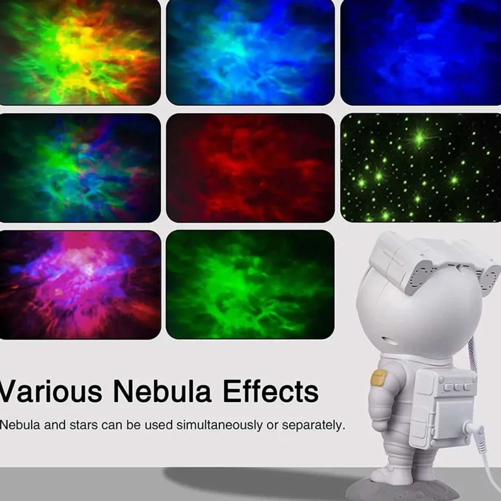 Galaxy Lampa - Nebula Stjärnprojektor med Fjärrkontroll