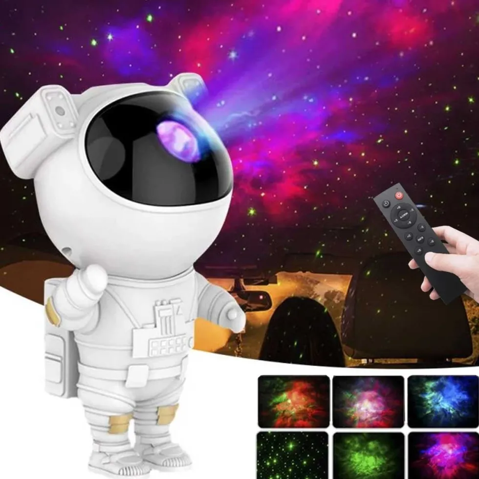 Galaxy Lampa - Nebula Stjärnprojektor med Fjärrkontroll