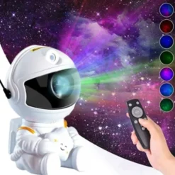 Galaxy Projektor Lampa Nebula Effekt - Stjärnprojektor med Fjärrkontroll