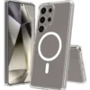 Galaxy S25 Ultra Magnetiskt Mobilskal Magsafe Kompatibel Genomskinligt