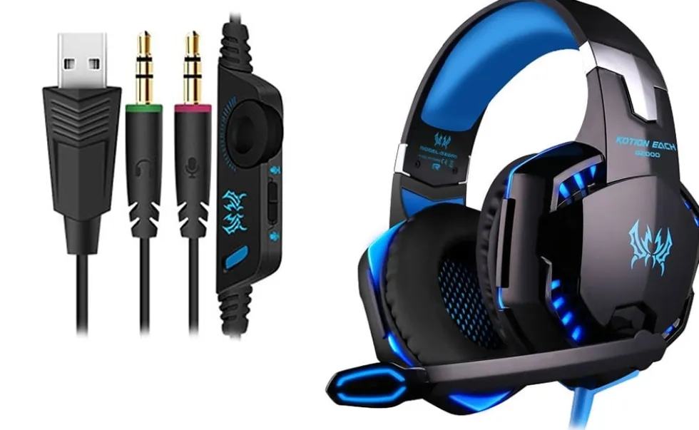Gaming Headset / Kotion Each G2000 med LED