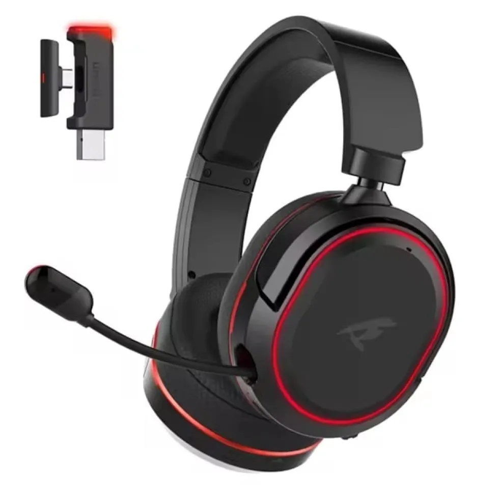 Gaming hörlurar med mic Picun G2 - Trådlösa upp till 75h kompatibel med PS5 Slim