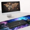 Gamingmusmatta Havsvågor / Stor musmatta med RGB LED-ljus 80x30 cm