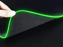 Gamingmusmatta Havsvågor / Stor musmatta med RGB LED-ljus 80x30 cm