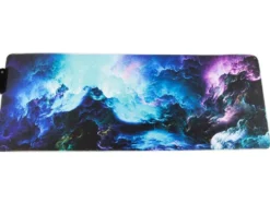 Gamingmusmatta Havsvågor / Stor musmatta med RGB LED-ljus 90x40 cm