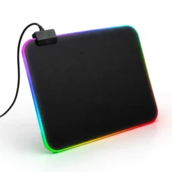 Gamingmusmatta med LED-ljus / RGB 30 × 25 cm