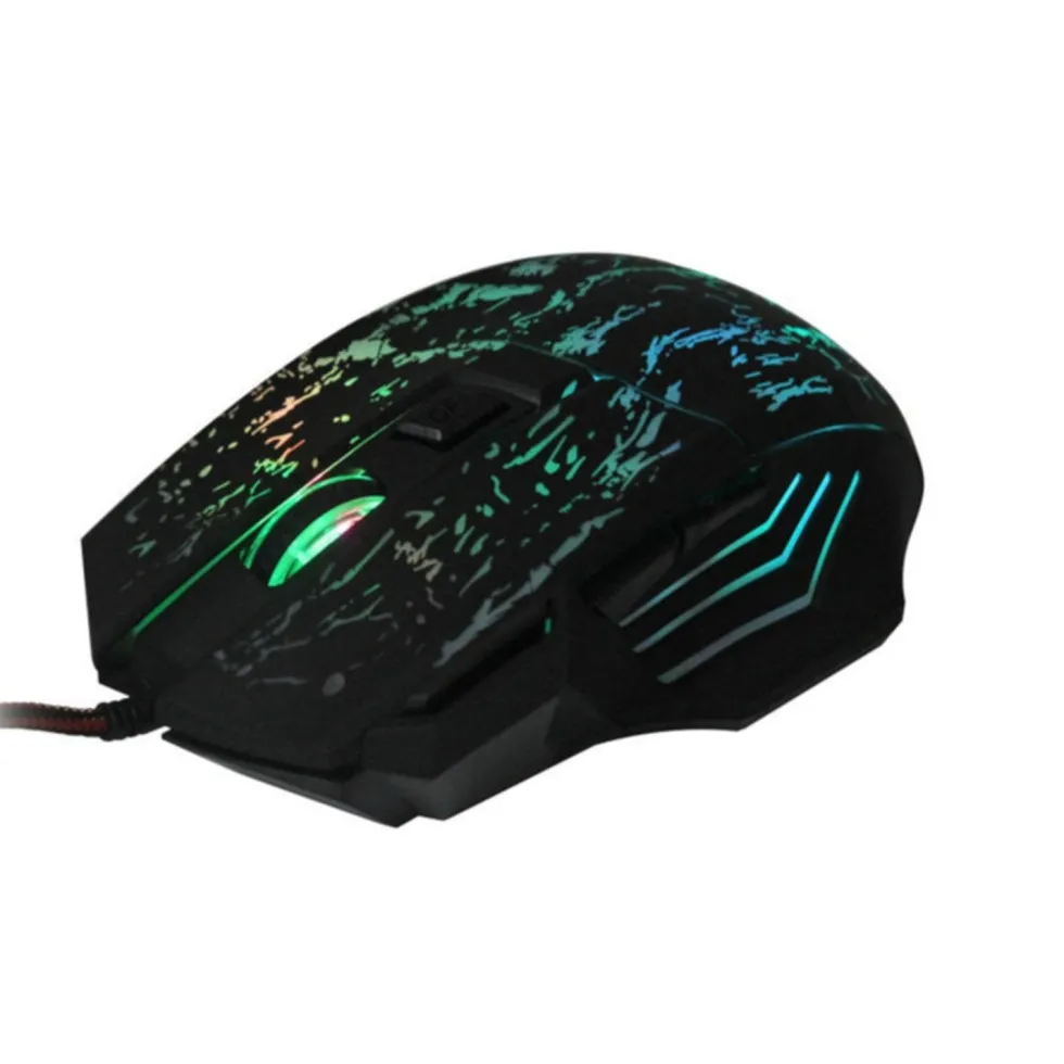 Gamingmus RGB / Datormus med 7 knappar