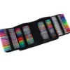 Gelpenna set 100 st + 100 refiller glitter/metallic/neon i fodral