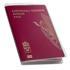 Genomskinligt Passfodral Passhållare