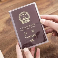 Genomskinligt Passfodral Passhållare