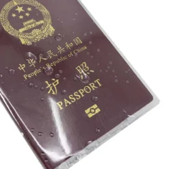 Genomskinligt Passfodral Passhållare Med Fickor