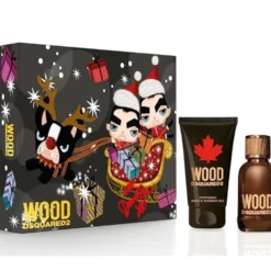 Giftset Dsquared2 Wood Pour Homme Edt 30ml + Sg 50ml
