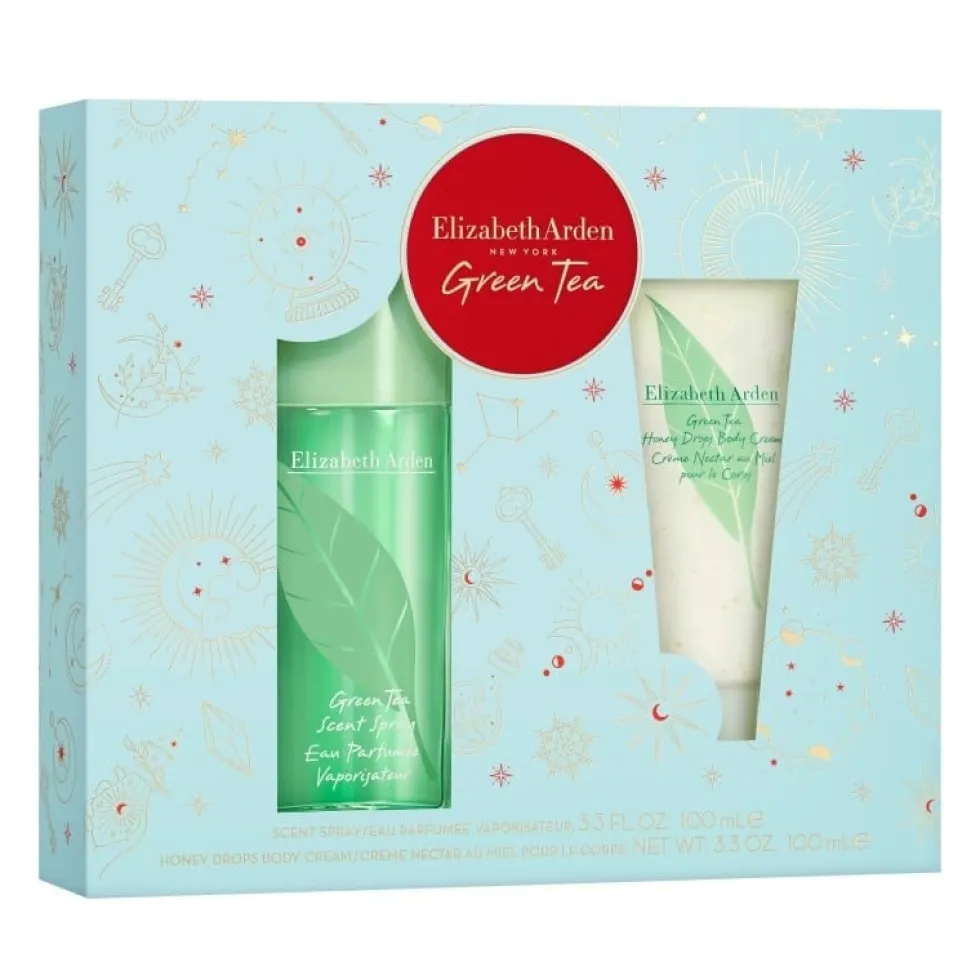 Giftset Elizabeth Arden Green Tea Edp 100ml + Body Cream 100ml
