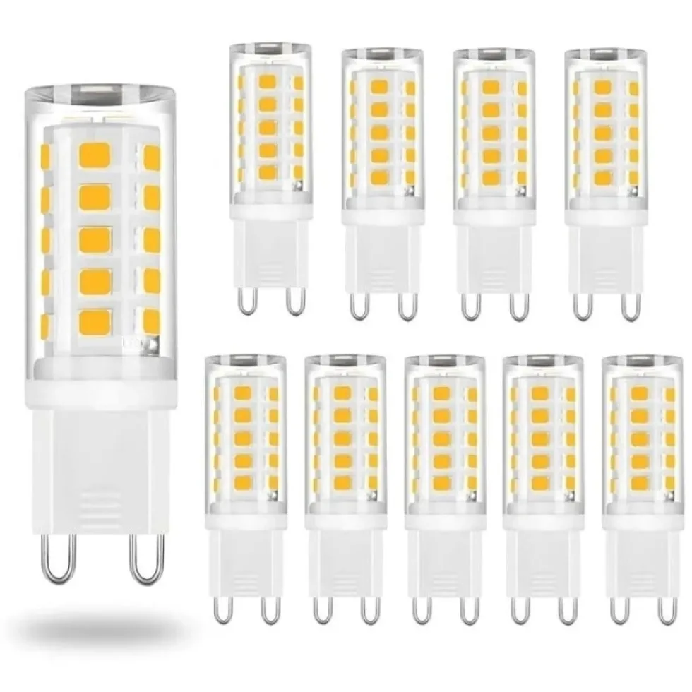 G9 LED-lampor 5W varmvit 10-pack