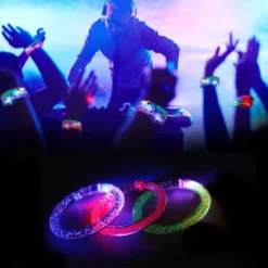 Glowsticks / Blinkande LED-armband 3-pack