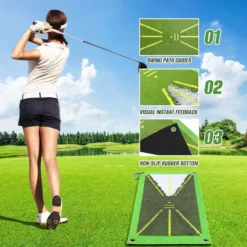Golfträningsmatta Perfektionera din sving - träningsverktyg Golf