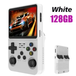128G R36S Retro handhållen videospelskonsol Linux System 3,5 tums IPS-skärm R35s Pro Portable Pocket Video Player 64GB spel