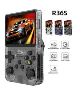 128G R36S Retro handhållen videospelskonsol Linux System 3,5 tums IPS-skärm R35s Pro Portable Pocket Video Player 64GB spel