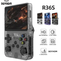 128G R36S Retro handhållen videospelskonsol Linux System 3,5 tums IPS-skärm R35s Pro Portable Pocket Video Player 64GB spel