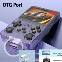 128G R36S Retro handhållen videospelskonsol Linux System 3,5 tums IPS-skärm R35s Pro Portable Pocket Video Player 64GB spel