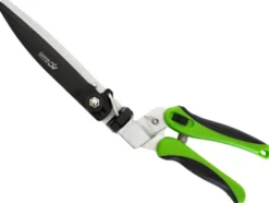 Grässax/häcksax 180° roterande blad härdat stål 34,5 cm grön