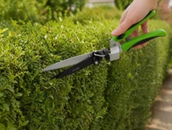 Grässax/häcksax 180° roterande blad härdat stål 34,5 cm grön
