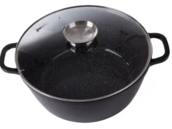 Gryta med glaslock och non stick-beläggning 12,6 L