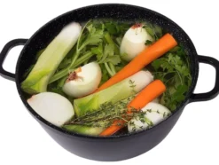 Gryta med glaslock och non stick-beläggning 12,6 L