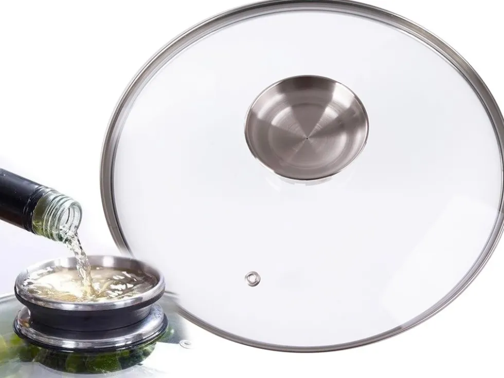Gryta med glaslock och non stick-beläggning 12,6 L