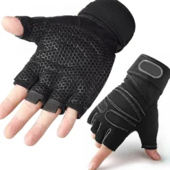 Gymhandskar med halkfritt grepp för styrketräning