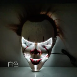 Halloween LED Mask 5 pack inkl batterier