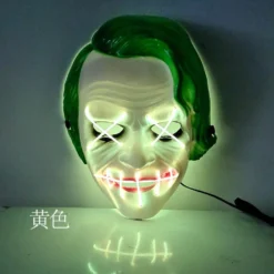 Halloween LED Mask 5 pack inkl batterier