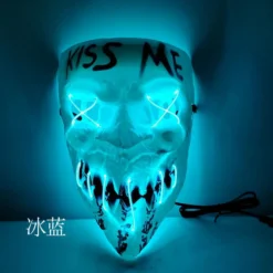Halloween LED Mask 5 pack inkl batterier