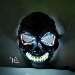 Halloween LED Mask 5 pack inkl batterier