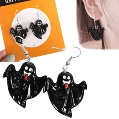 Halloweenörhängen med 6 olika motiv