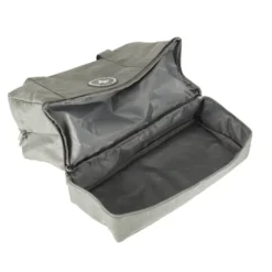 Handbagageväska grå 30x39x18 cm polyester, 5 fack med vattentätt fack