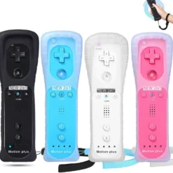 Handkontroll kompatibel med Nintendo Wii med Motion Plus