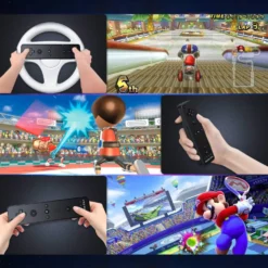 Handkontroll kompatibel med Nintendo Wii med Motion Plus
