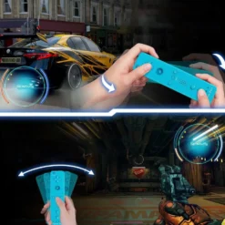 Handkontroll kompatibel med Nintendo Wii med Motion Plus