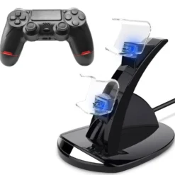 Handkontroll med laddstation för Playstation 4