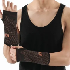 Handledsstöd Kompression - Värmeaktiverande Kopparfibrer Handlesskydd