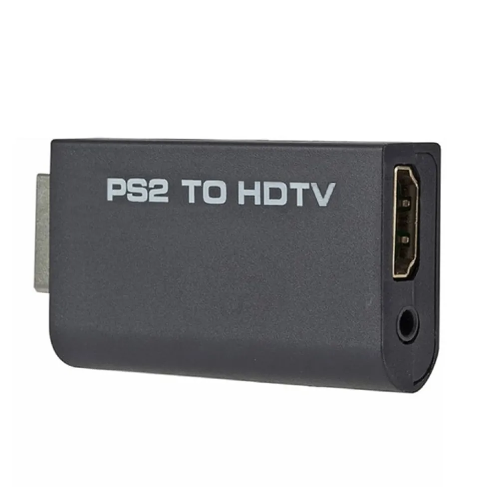 HDMI-adapter kompatibel med PlayStation 2 för modern TV-anslutning