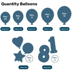 Helium på tub 30 ballonger