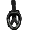 Helmask snorkelmask L/XL svart anti-im med dry-top, GoPro-fäste