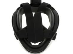 Helmask snorkelmask L/XL svart anti-im med dry-top, GoPro-fäste
