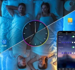 Hexagon LED vägglampa / RGB ljuspanel med app och fjärrkontroll