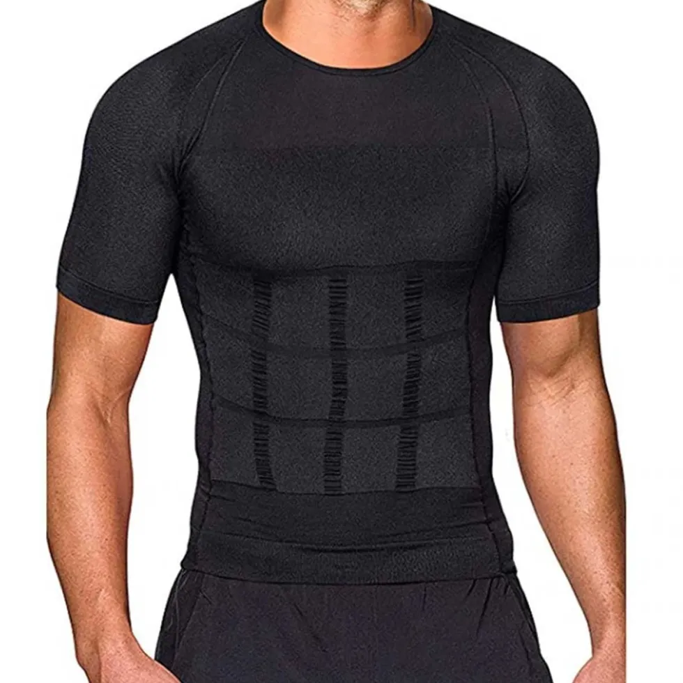 Hållningströja för Bättre Hållning Posture T-shirt M Svart