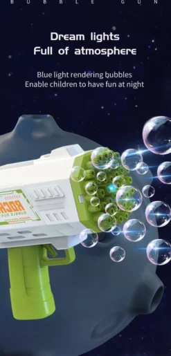 40-håls bubbelpistol för barn - fest och bröllop