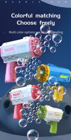40-håls bubbelpistol för barn - fest och bröllop